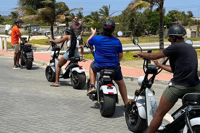 1/2 Day (4 hour) Electric Scooter Rental in Aruba - Self-guided freedom versus a guided ride