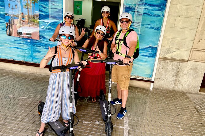 1.5 H Electric Kick-Scooter Tour - Es Baluard and the choice between speed and depth