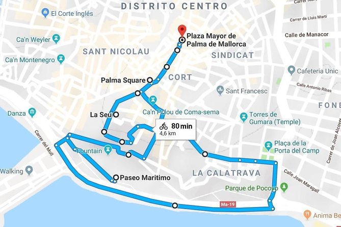 1 Hour Electric Scooter Tour in Palma - Museu de Mallorca and Parque del Mar