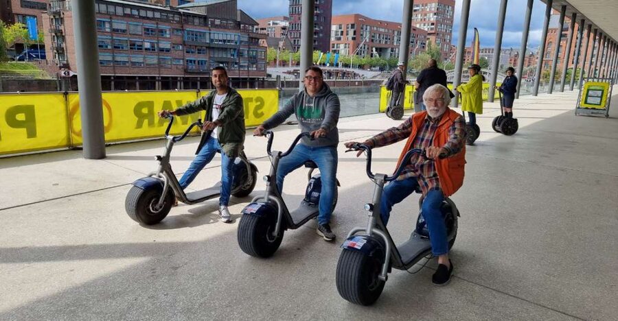 2 Hours Hamburg E-scooter Tour - Starting on a Segway, not just looking at Hamburg