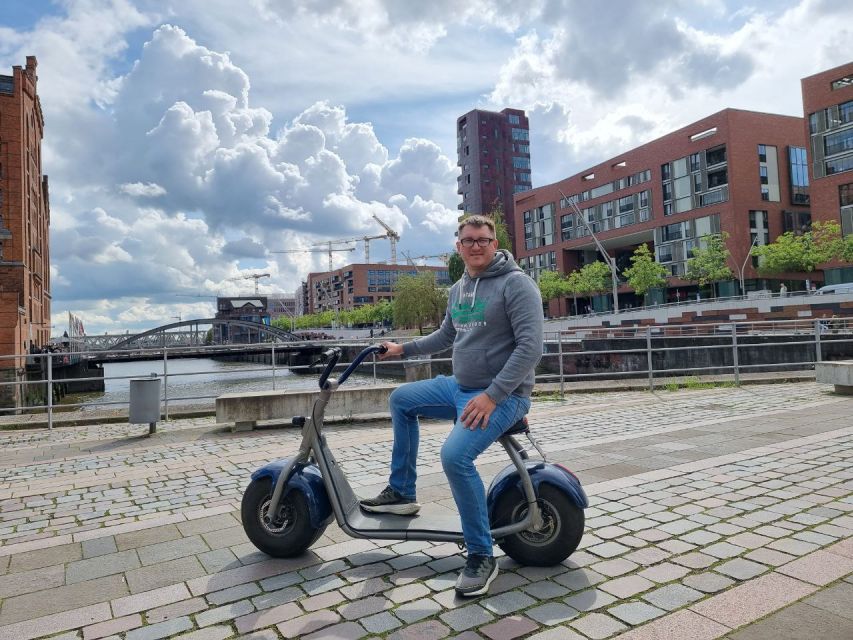 2 Hours Hamburg E-scooter Tour - HafenCity shows Hamburg looking forward
