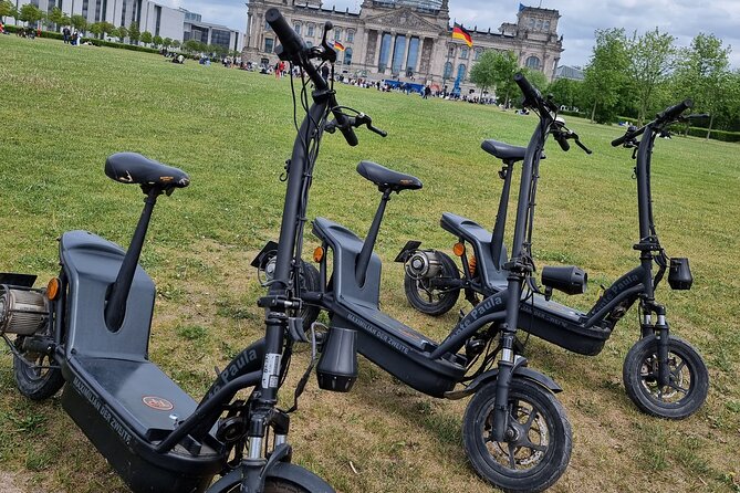 3-H E-scooter Sightseeing Tours in Berlin - The Holocaust Memorial and time for questions