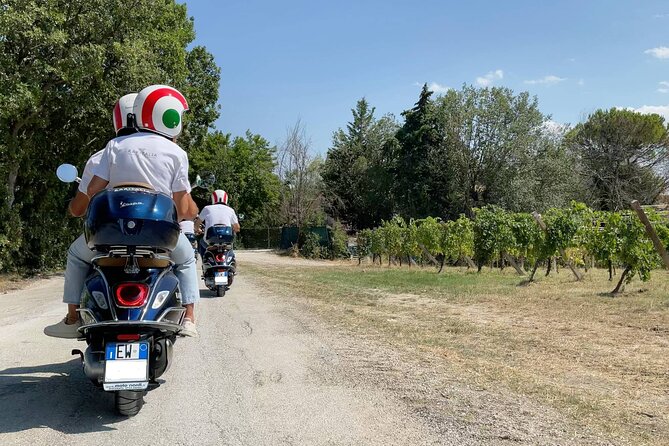 3 Hour Vespa Tour - The Charming Castles of Arcevia - Piticchio: narrow lanes and open valley views