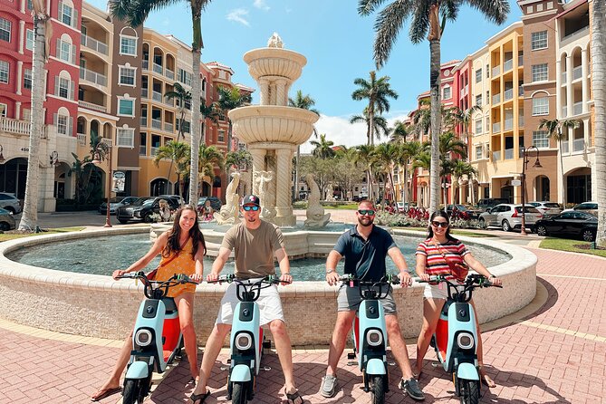 90 Minute Guided Moped Tour in Naples Florida - Cambier Park and downtown community life