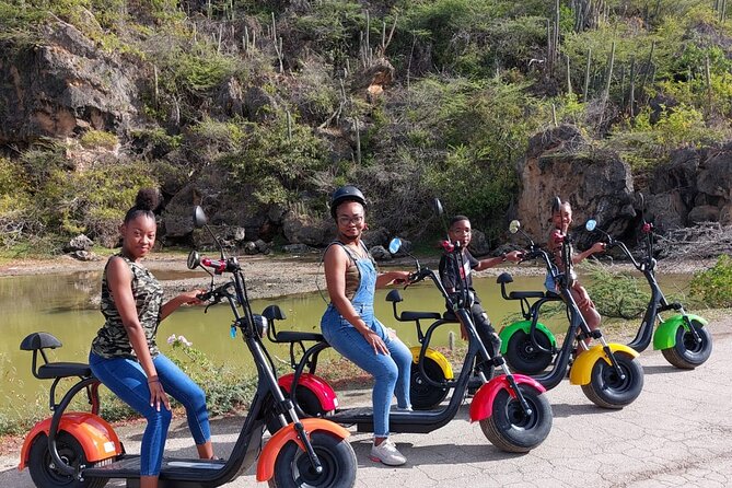 Adventurous eScooter Tour Activities in Curacao - Fort Beekenburg rewards the short climb