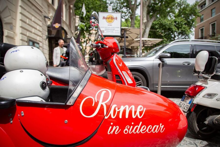 Afternoon Vespa Sidecar Tour with Gourmet Gelato Stop - St. Peter’s and the view from Gianicolo Hill