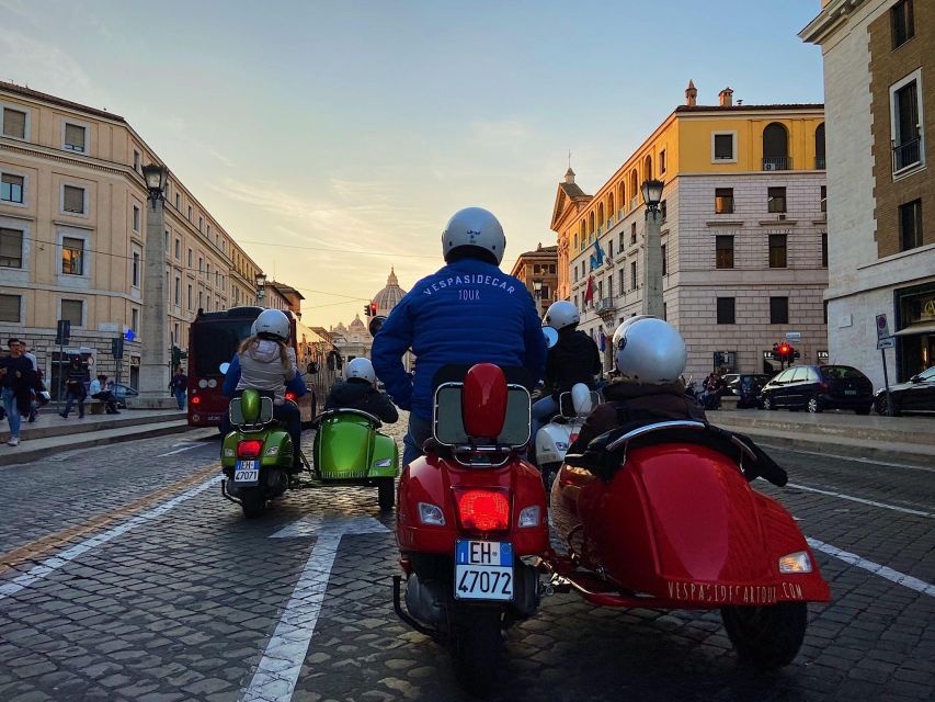 Afternoon Vespa Sidecar Tour with Gourmet Gelato Stop - Trastevere and the Jewish Ghetto