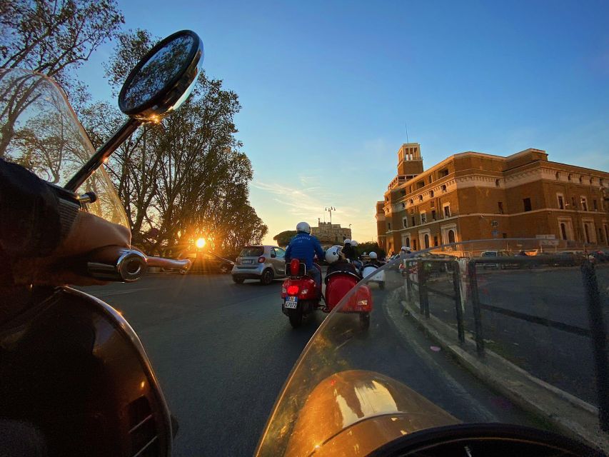Afternoon Vespa Sidecar Tour with Gourmet Gelato Stop - Guides, drivers, and the feeling of the ride