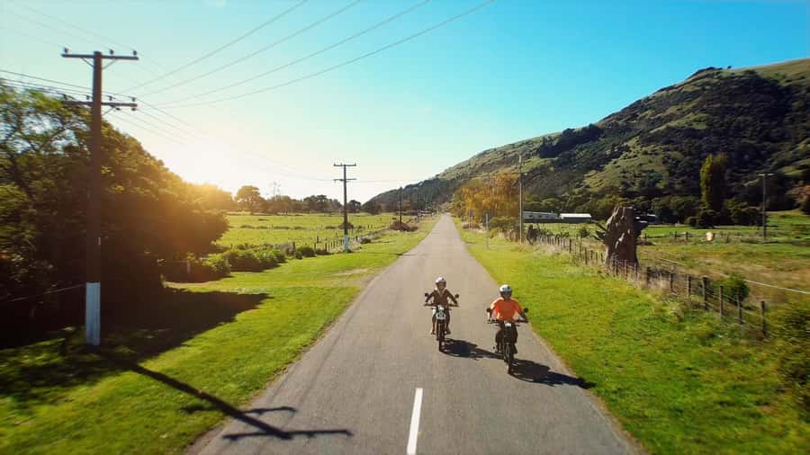 Akaroa: Lonely Beach Trail by E-Scooter. selfguided day out - What riding the scooters is really like