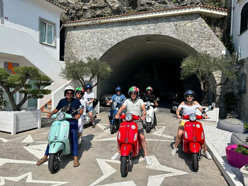 Amalfi Coast: Vespa Tour of Amalfi, Ravello, and Positano - Amalfi and Atrani in the middle of the route