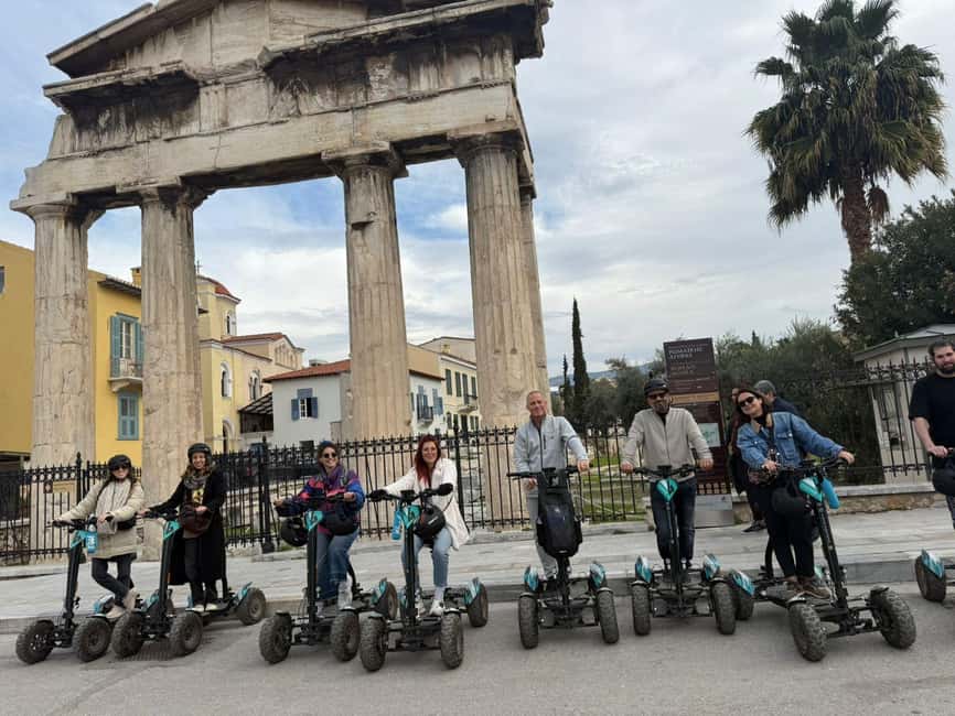 Ancient Athens Electric ATV Scooter Tour - The Areopagus and Athens from above