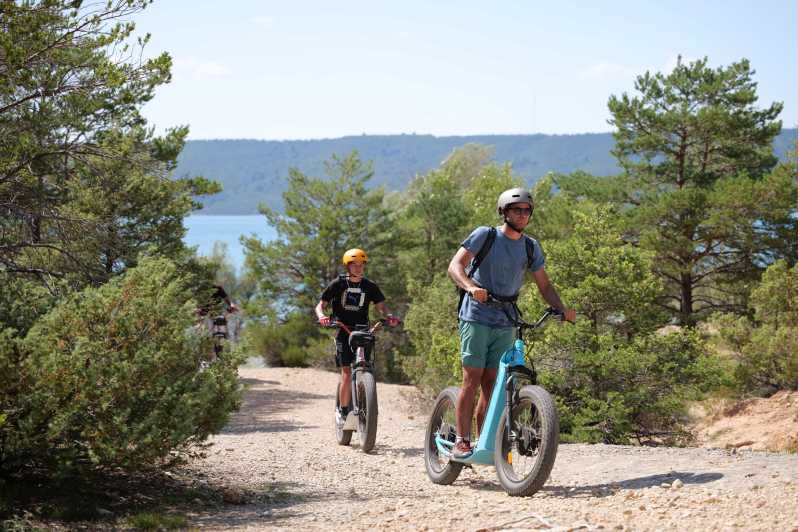 Around the Lake of Verdon : Guided electric scooter rides - Setting out from Les Salles sur Verdon