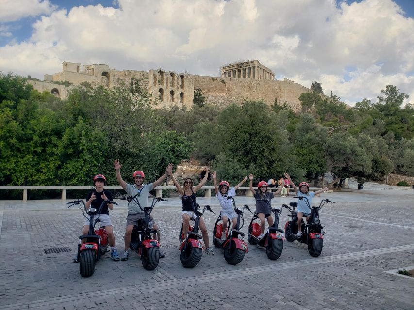 Athens: Award-Winning Acropolis Guided e-Scooter Tour - Odeon of Herodes Atticus and the Acropolis approach