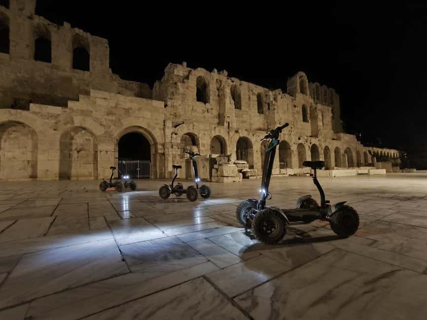 Athens by Night Electric ATV Scooter Tour - Why Athens works so well after dark