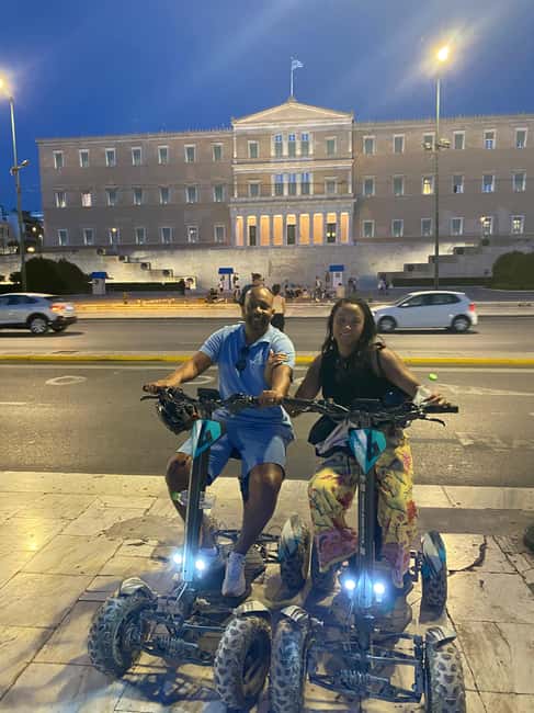 Athens by Night Electric ATV Scooter Tour - The Acropolis and the Odeon of Herodes Atticus