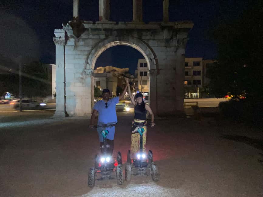 Athens by Night Electric ATV Scooter Tour - What the $100 price gives you