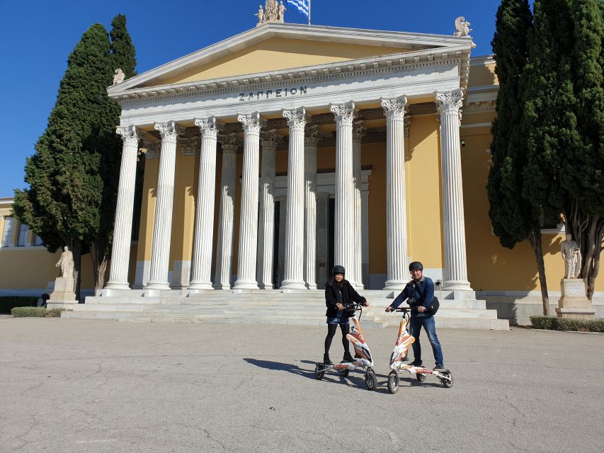 Athens: Guided City Tour on an Electric Trikke Scooter - The Panathenaic Stadium race