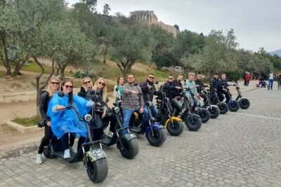 Premium Guided E-Scooter Tour in Acropolis Area