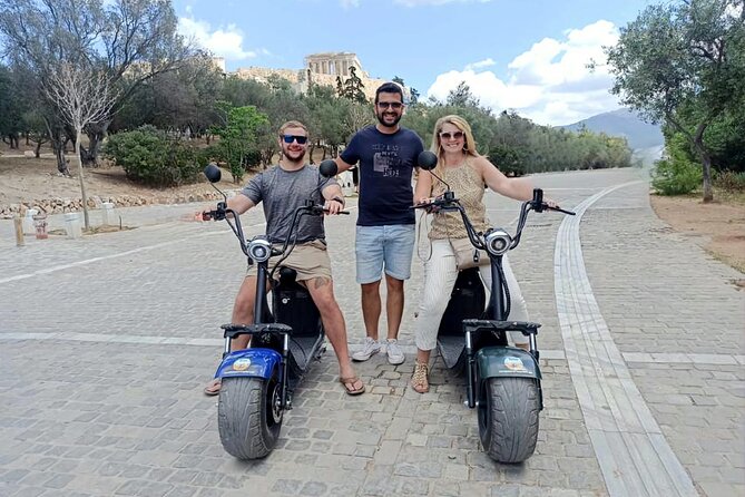 Athens: Premium Guided E-Scooter Tour in Acropolis Area - The Temple of Olympian Zeus shows Roman ambition