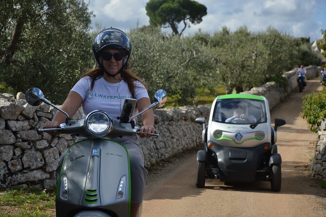 Audio Tour Alberobello with Bee Calessino/ e-Vespa /Fiat Mickey Mouse - Why an Ape ride can improve your first look at Alberobello