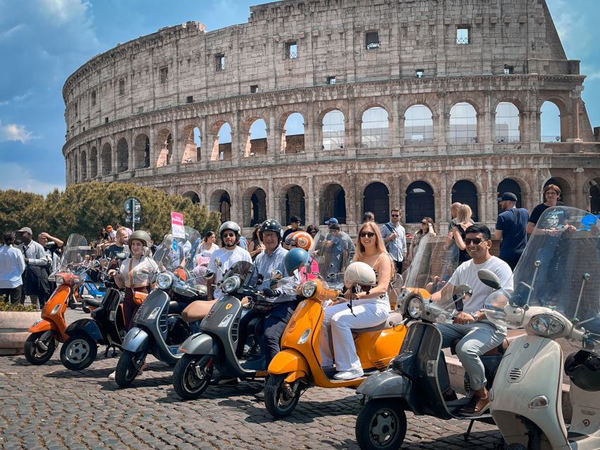 Authentic Rome Vespa Tour /See the Eternal City Like a Local - Pickup, Drop-Off, and Timing