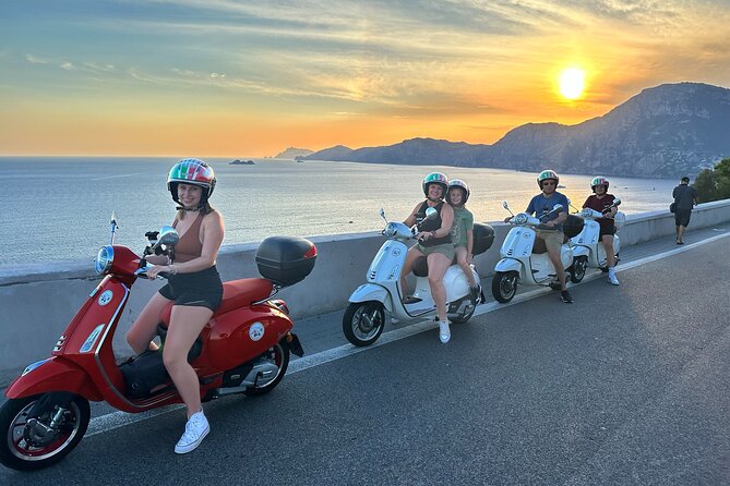 Authentic Vespa Tour of Amalfi Coast : Positano & Ravello visit - The Emerald Grotto adds an optional change of pace