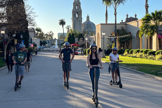 Balboa Park Electric Scooter Tour with Pictures - Japanese Friendship Garden overlook