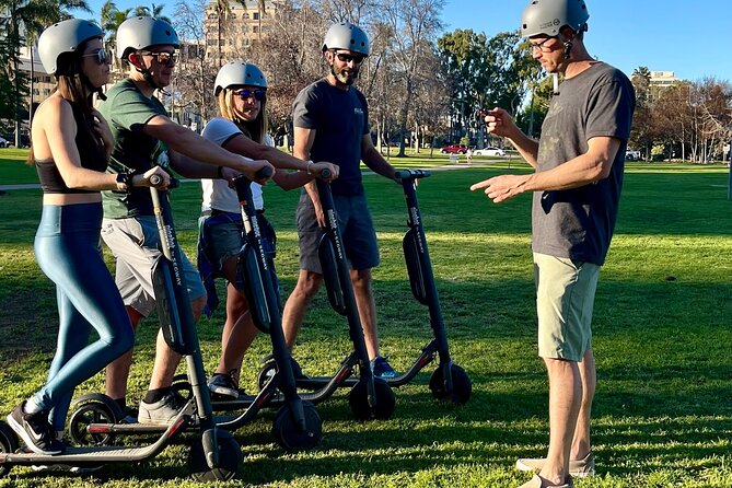 Balboa Park Electric Scooter Tour with Pictures - Meeting at Sixth Avenue and getting started