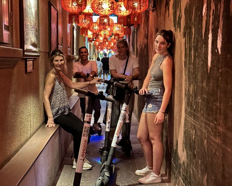 Bangkok By Night by Electric Scooter &/or Bike - Wat Arun, the Grand Palace, and the illuminated route home