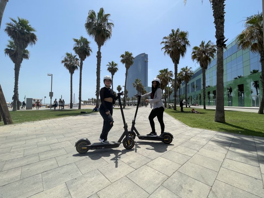 Barcelona: 2-Hour e-Scooter Tour - The Old Harbor and the Columbus Monument