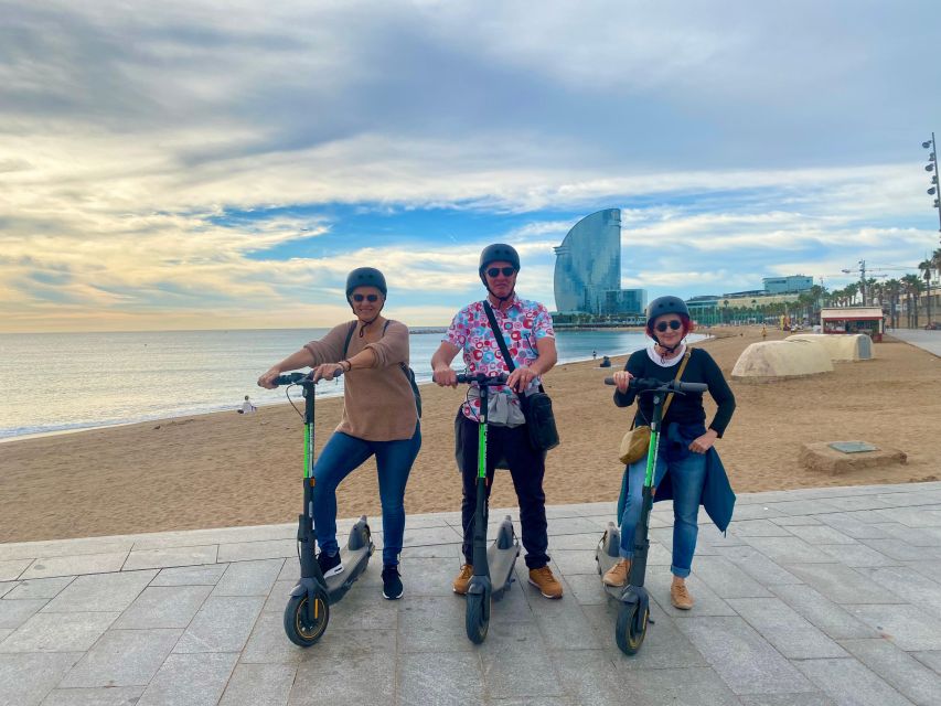 Barcelona: E-Scooter Gaudí & the Sea Tour - Olympic Port and the city’s modern waterfront