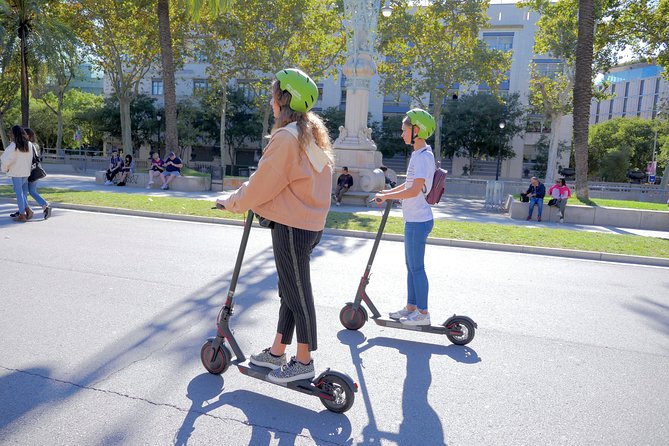 Barcelona Electric Scooter Tour - From Arc de Triomf to the Olympic waterfront