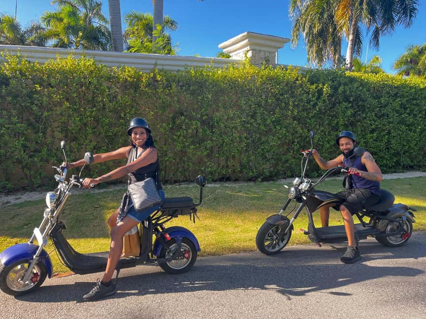 Bavaro Punta Cana: City Tour with Harley models E-Scooters - Why a scooter tour works better than a bus window