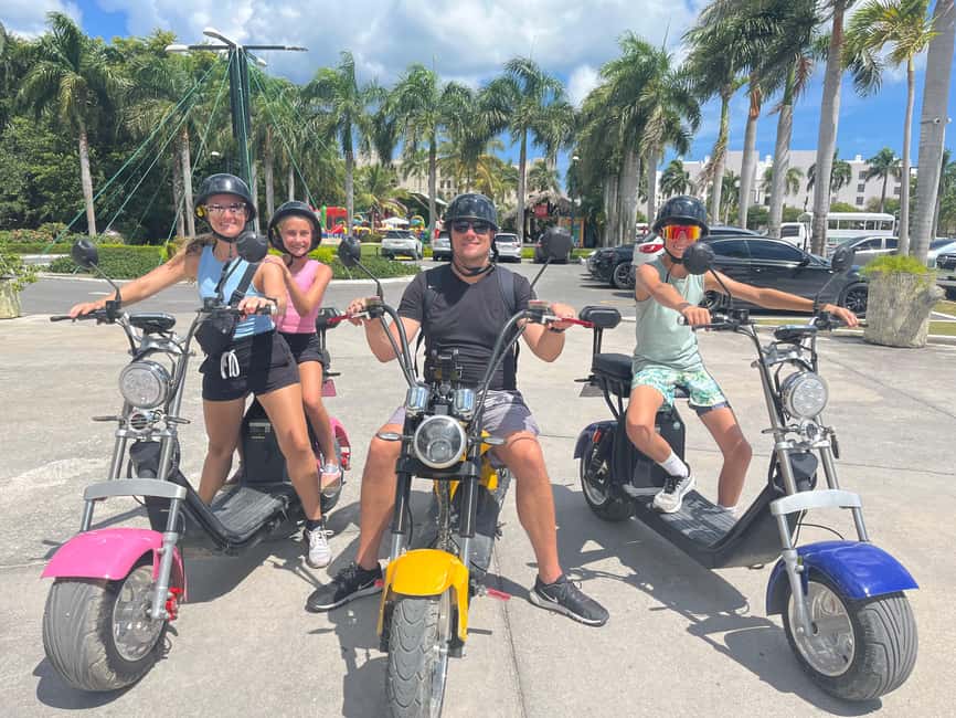 Bavaro Punta Cana: City Tour with Harley models E-Scooters - Chez Nicole Boutique and the pleasure of browsing