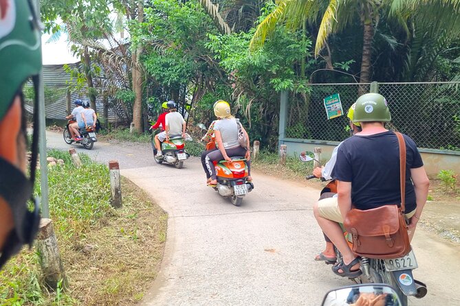 Ben Tre Mekong Zig Zag: Scooter, Sailboat, and Food (Full day) - A 40-minute sailboat ride on a quiet Mekong branch