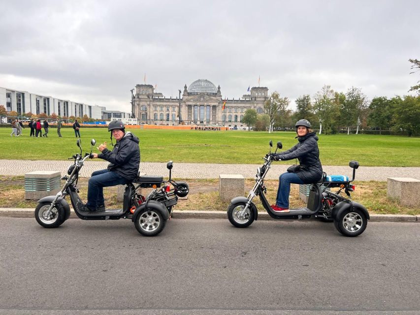 Berlin City: 2 Hour Guided Fat Tire E-Scooter Tour - What the two-hour schedule really gives you