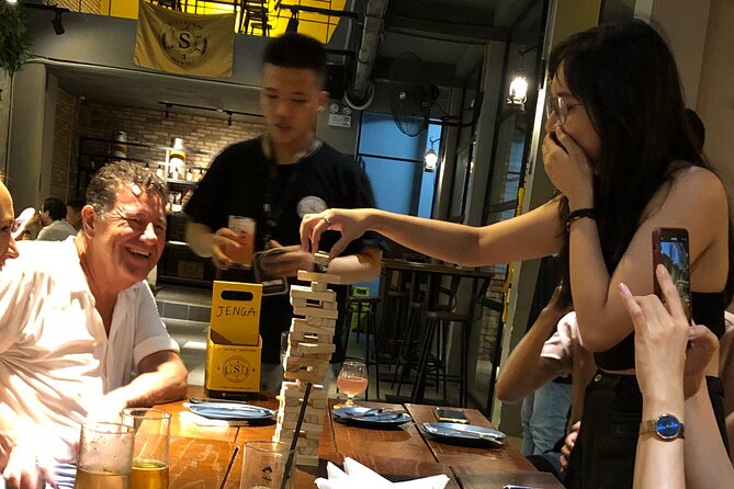 Bia & Bites - Saigon Craft Beer on Vintage Vespa with Dinner - Stop two in District 3: street drinking and making your own beer