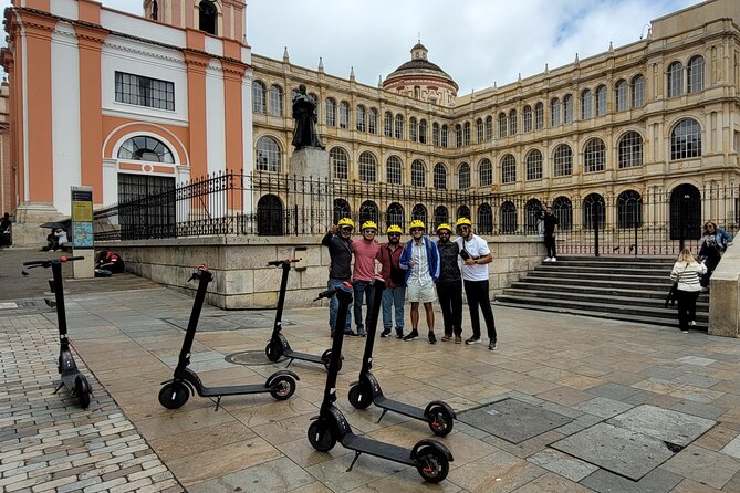Bogota scooter tour - Gabriel García Márquez Journalists Park