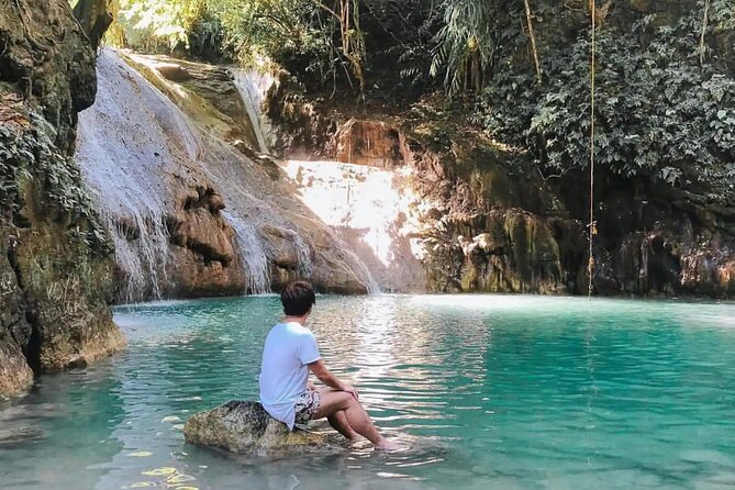 Bohol Full Day Waterfall & Countryside Scooter Tour - Panga Falls gives the day its first swim