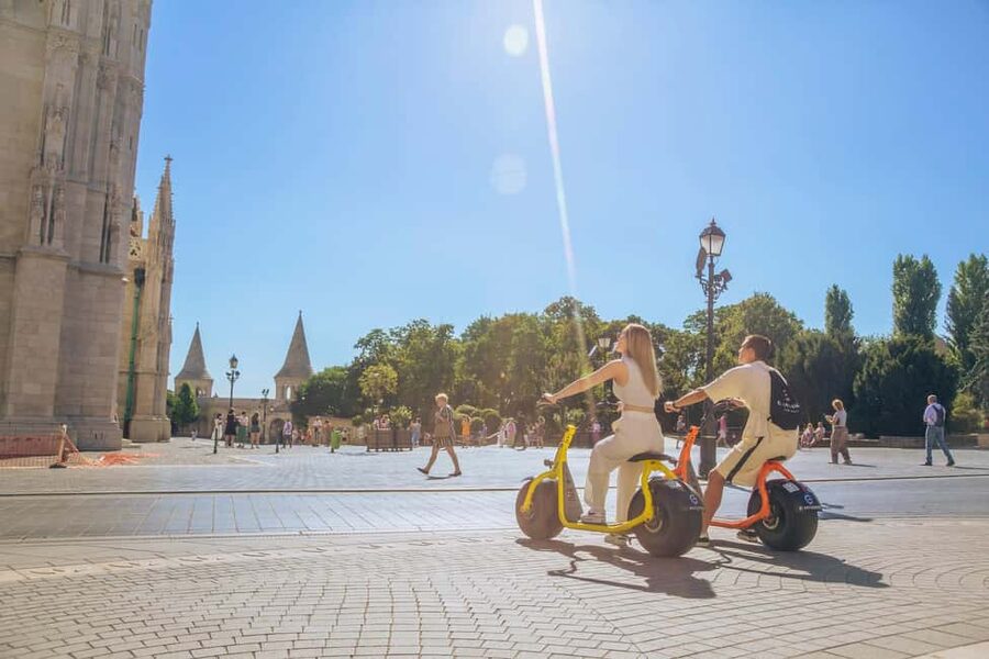 Budapest: Small-Group MonsteRoller E-Scooter Tours - Crossing to Buda Castle, Castle Bazaar, and Fisherman’s Bastion