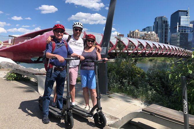 Calgary City Highlights 2 Hour E-Scooter Tour - Central Memorial Park and the downtown ride