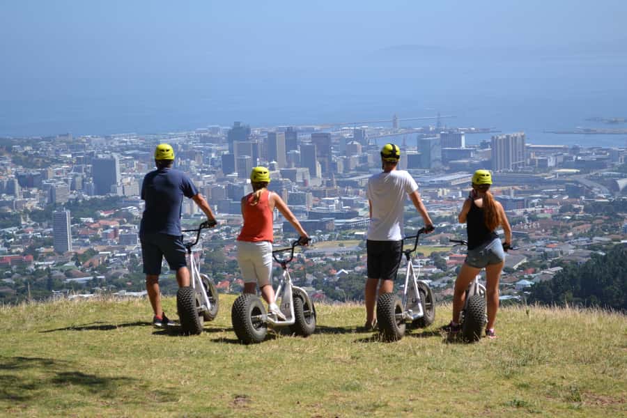 Cape Town: Table Mountain Gravity Scooter Tour - Two downhill runs, not one long scooter ride