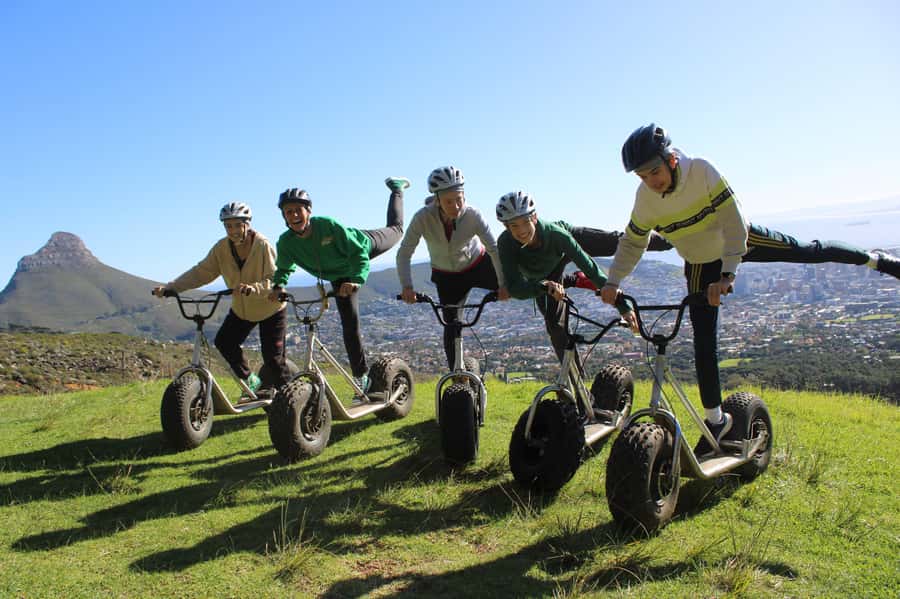 Cape Town: Table Mountain Gravity Scooter Tour - Weather, timing, and group size
