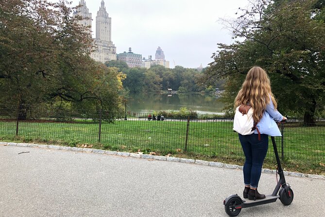 Central Park E-Scooter Rentals - Lakes, paths, and famous Central Park sights