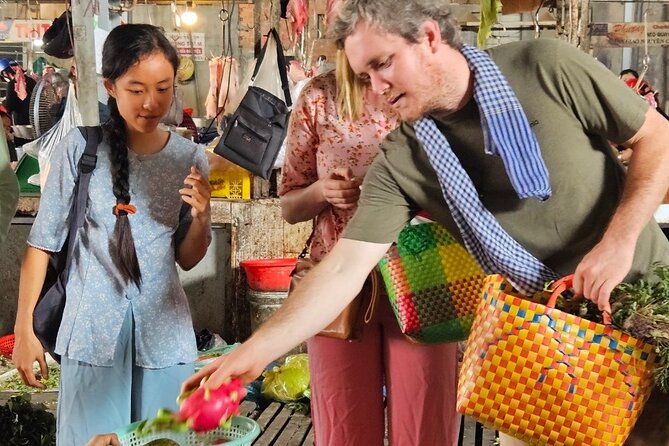 Cooking class & Vibrant Market by Scooter/Tuktuk (Half-Day) - Tasting fruit, street food, and herbs