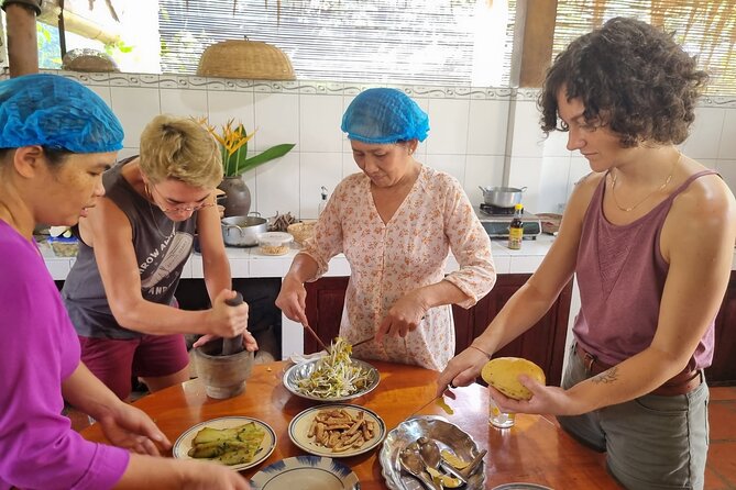 Cooking class & Vibrant Market by Scooter/Tuktuk (Half-Day) - Cooking four to five Mekong dishes
