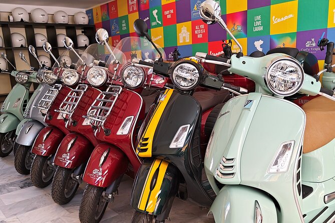 Corfu 300cc Vespa Scooter Rental - A full Corfu day on two wheels
