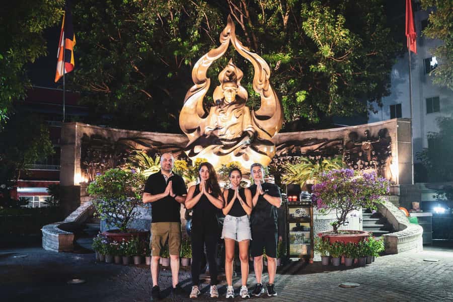 Discover Saigon Hidden Spots on Night Motorbike Adventure - Saigon from the back of a scooter