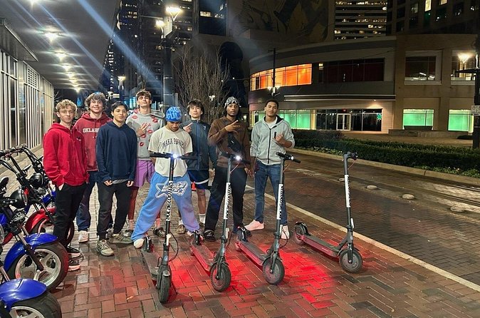 Downtown Houston Sightseeing Self Guided Tour S2 Pro E Scooter - Riding comfort, power, and the safety setup