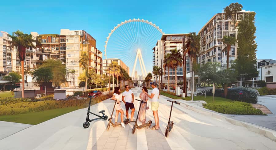 Dubai: E-Scooter Guided Tour of Marina, JBR & Bluewaters - Why an e-scooter makes sense in Dubai Marina